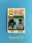 1979 TOPPS #417 LEADERS NOLAN RYAN WALTER JOHNSON