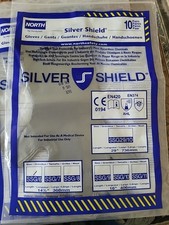 10 Pair NEW Honeywell North Chemical Resistant Gloves US Sz 6 14" Silver Shield