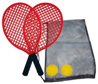SchildkröT Funsports 970130 - Soft Tennis Set Beach In Tasche, Rot, 40 Cm (2015)