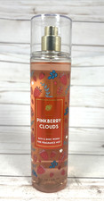 Bath  Body Works Pinkberry Clouds Fine Fragrance Body Mist 8oz Rare HTF NEW