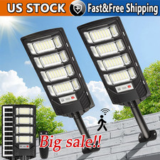 1-5PCS 12000LM Solar Street Lights Outdoor wi...