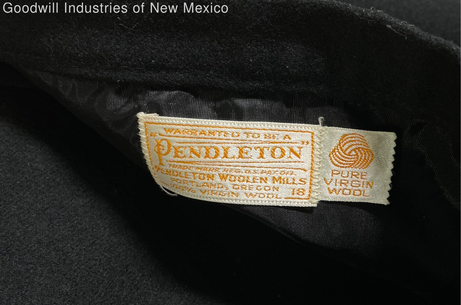 Pendleton Womens Black Solid Wool Lined Pencil Sk… - image 3