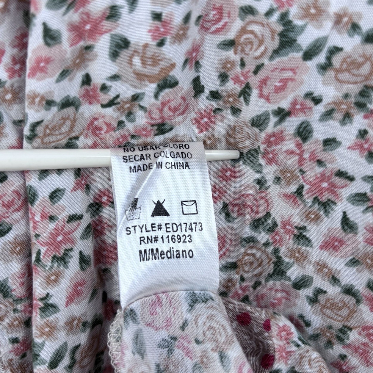 Easel Boho Patchwork Printed Micro Floral Maxi Dr… - image 7