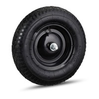Schubkarrenrad 4.80 4.00-8 Schubkarrenreifen Ersatzrad Schubkarre 39 Cm 2,3 Kg
