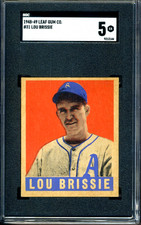 1948 Leaf #31 Lou Brissie SGC 5 EX