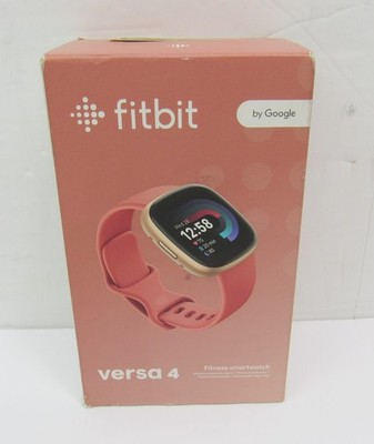 Fitbit Versa 4 Fitness Smartwatch Pink Sand - Copper Rose Aluminum NEW!!