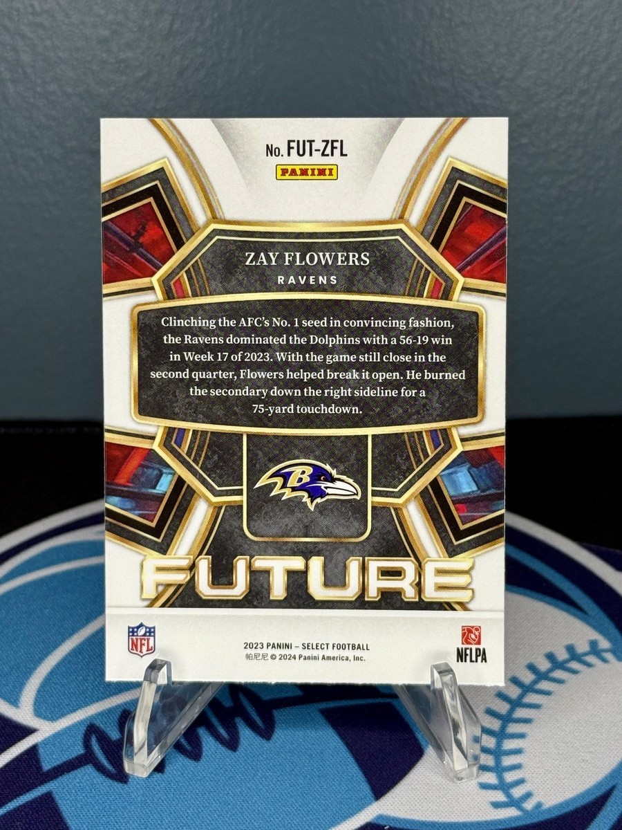 2023 Panini Select Future #FUT-ZFL Zay Flowers - Baltimore Ravens