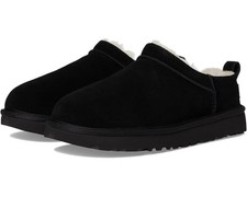 UGG WOMEN'S MICRO MINI SUEDE SHEARLING LINED BOOTS BLACK US 9 EU 40