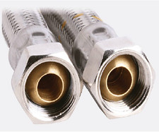 LPG NL S.S BRAIDED GAS HOSE 13mm 1/2'' BSP FC x 1/2'' BSP FC 13HSC0900 900mm