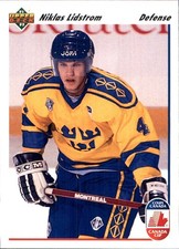 1991-92 Upper Deck 🥅 RC #26 NIKLAS LIDSTROM Sweden DETROIT RED WINGS