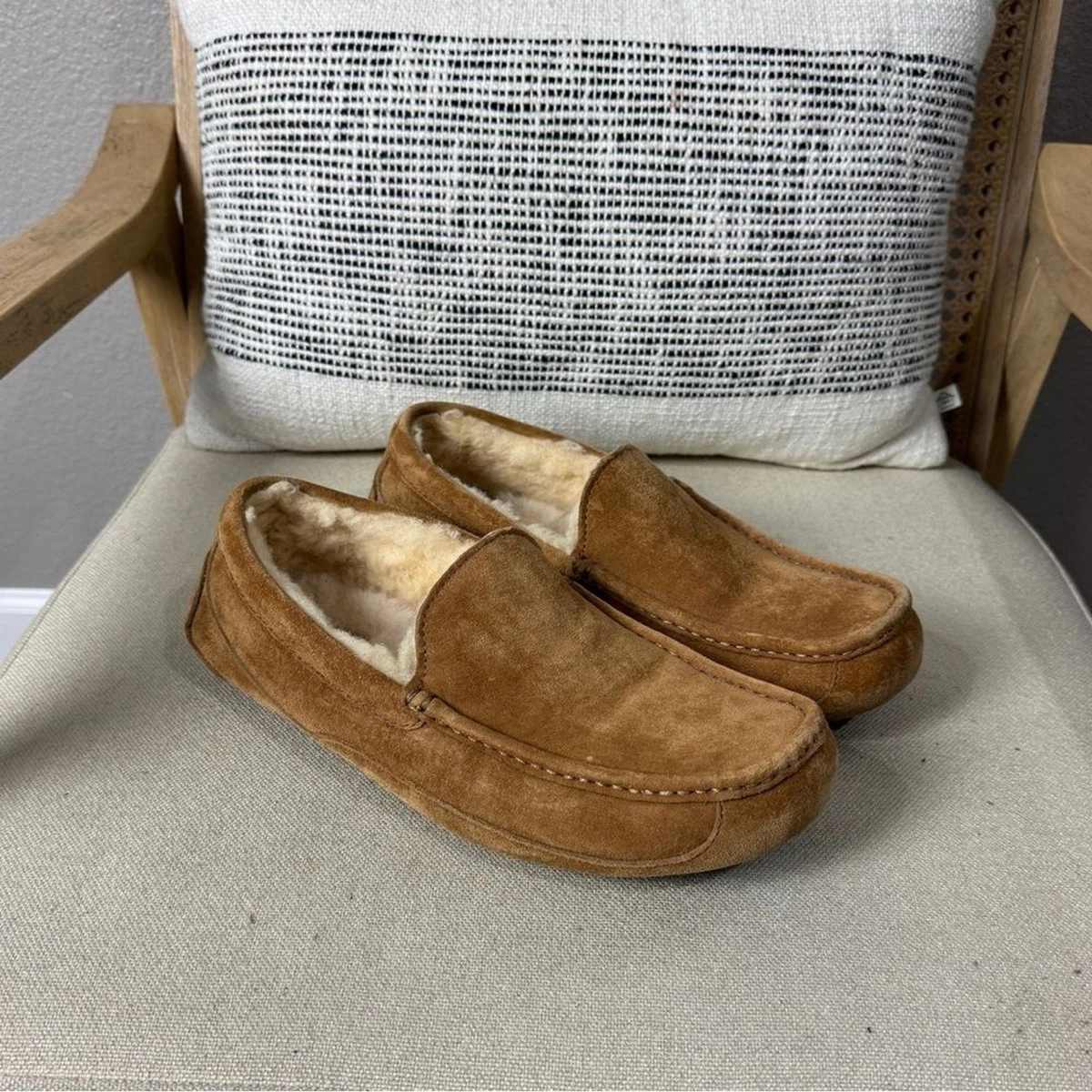 UGG Beige Slippers for Men 9 US Shoe for sale | eBay display picture 1