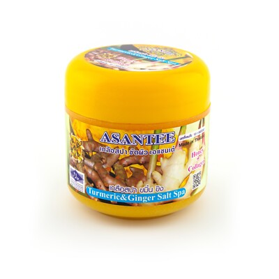 Gommage Corps Asantee Au Gingembre Et Curcuma - 700 Ml - Parfum Herbal Thaï - Neuf Sous Blister - Pour Spa Et Soin De La Peau