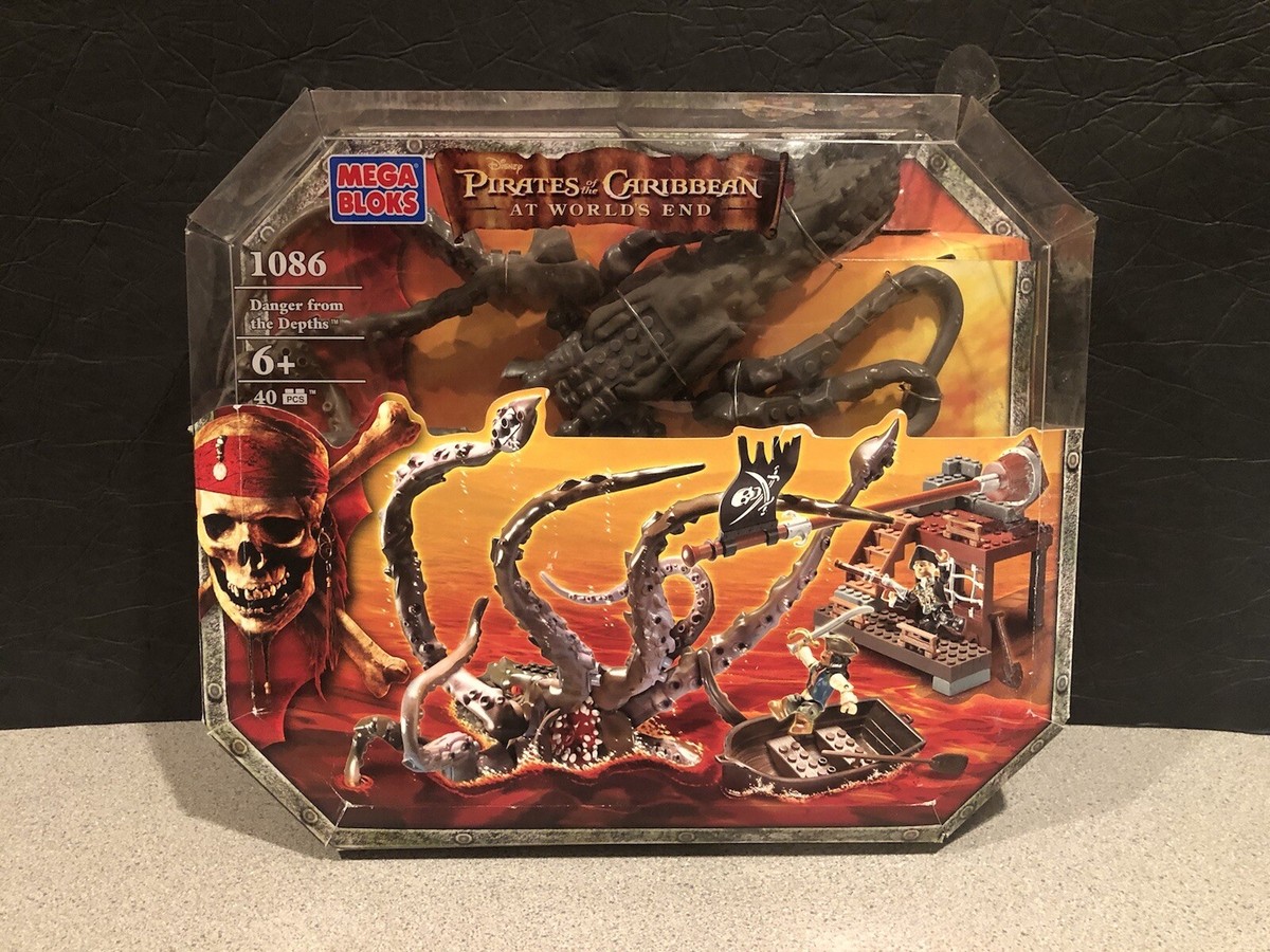 Mega Bloks #1086 Danger From The Depths Pirates of the Caribbean