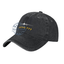 Boeing 777 Veterans Men Baseball Cap Adjustable Sport Dad Hat