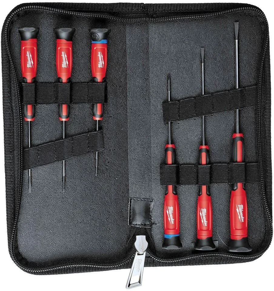 Milwaukee Screwdriver Set Precision Tool Storage Case 6-Pcs Electrical Kit NEW - Image 3 of 4