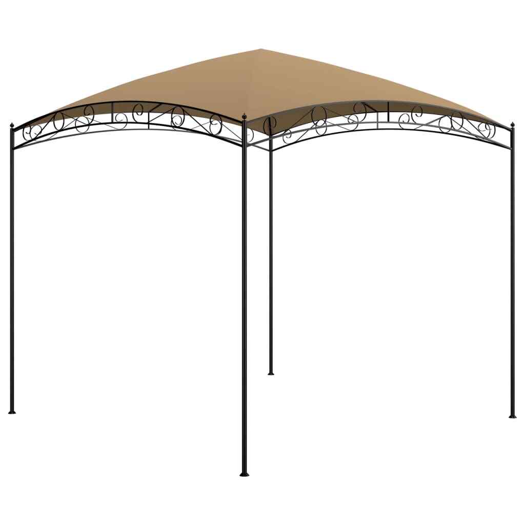 vidaXL Gazebo 3x3x2.65 m Taupe 180 g/m虏