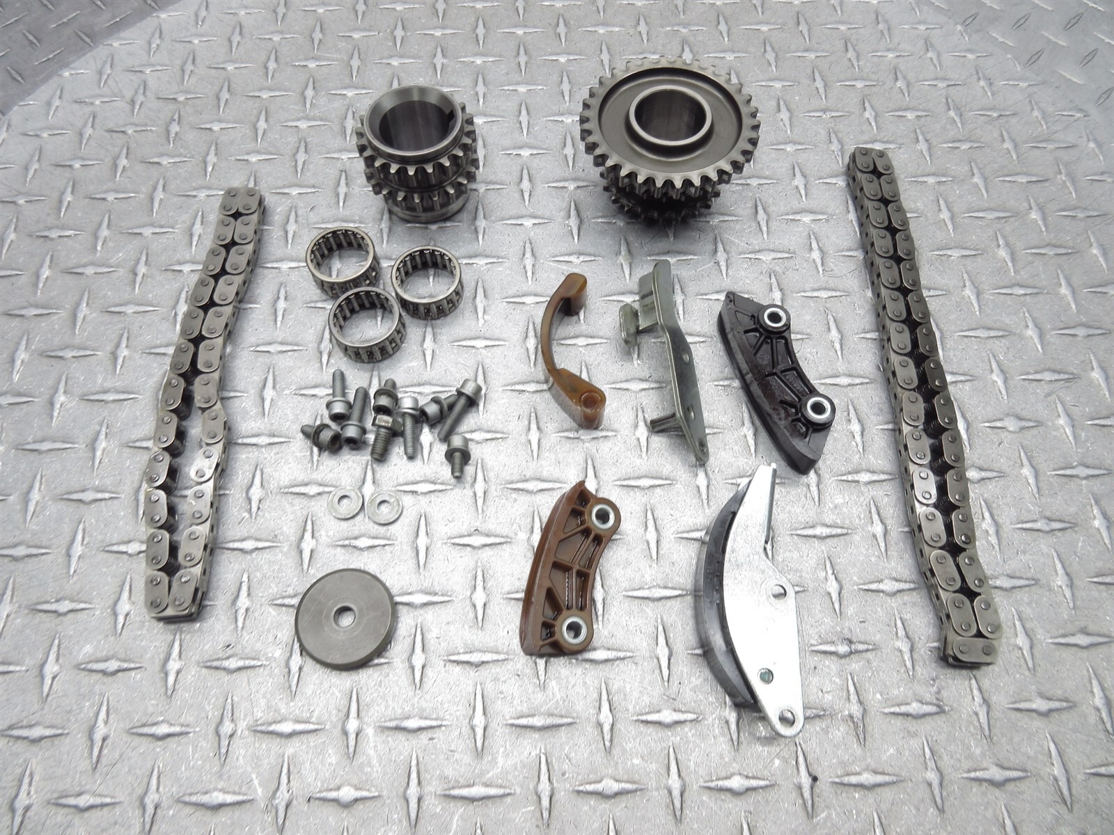 2008 Ferrari F430 Spider Engine Motor Timing Chain Guide Rail Gear Sprocket Lot