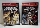 Star Wars: Battlefront 1 & 2 Greatest Hits Lot (Sony PlayStation 2, PS2)