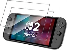 For Nintendo Switch 2 2025 Screen Protector Tempered Glass 9H Hardness HD Clear