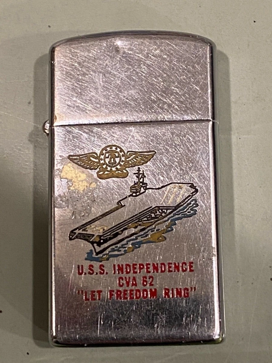 その他 USS INDEPENDENCE CV-62 Zippo NOS Vintage Zippo Lighter USS INDEPENDENCE CV62 Aircraft