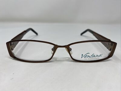 Marchon Ventana 202 EARTH/BROWN PYTHON 53-15-140 Full Rim Eyeglasses Frame T121