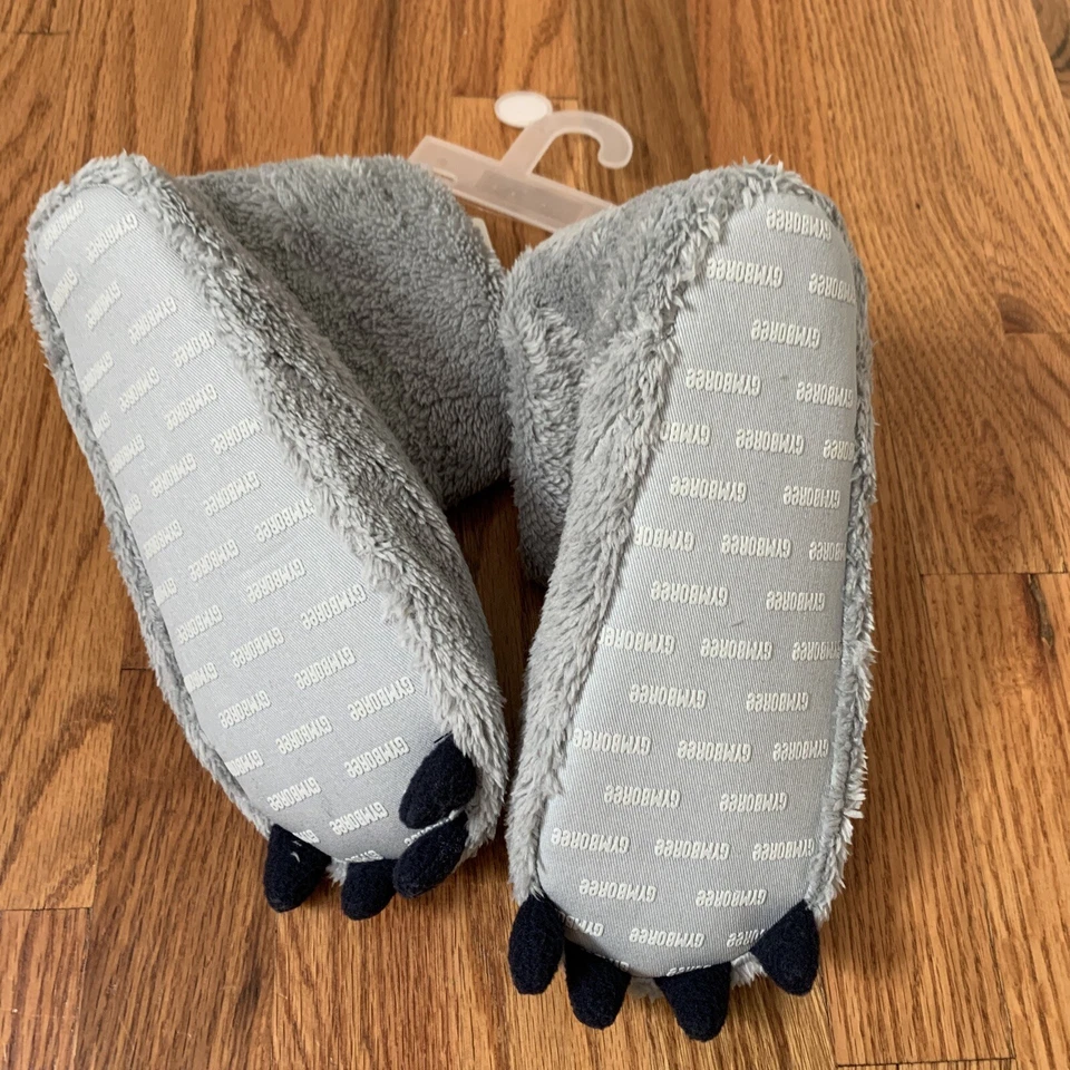 NUEVO CON ETIQUETAS Jóvenes Niños L 10-12 GYMBOREE Zapatillas Gris Garra Foto 4 de 4