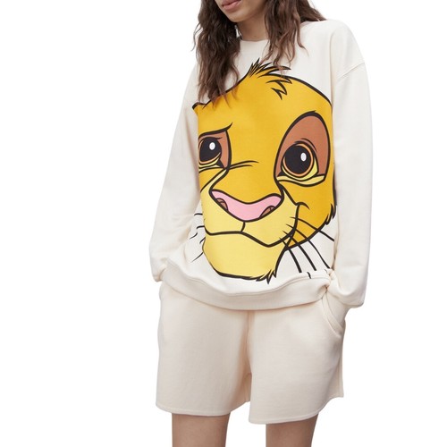 Lion King Baby Simba Sweatshirt Ecru 