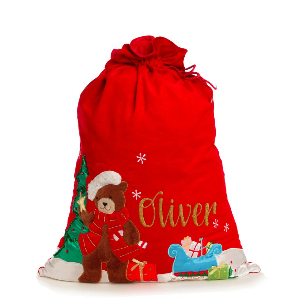 Personalised Deluxe Velvet Sack - image 3 of 4