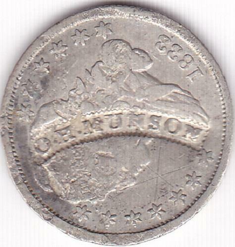1833 Capped Bust Dime Counterstamped O.H. Munson Silversmith