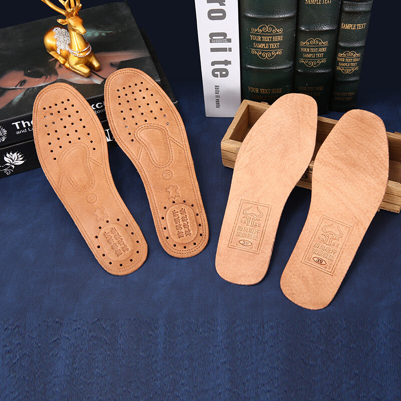 2Pair Ultra Thin Deodorant Absorb Sweat Insole Pads Leather Insoles Inner  Soles