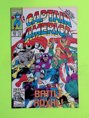 Captain America #412 Vol. 1 1993 Marvel Comics 7.0+ Comic Book SS-81