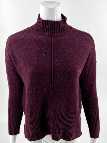 ana Womens Sweater Small Burgundy Red 