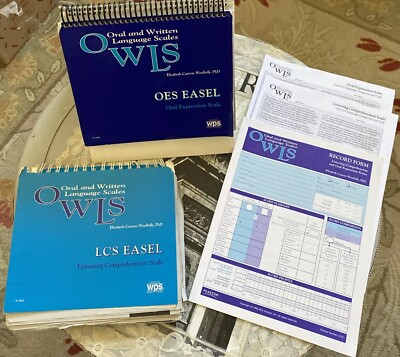 Oral and Written Language Scales Photo Books/LCS & OES+2 Forms (Inv.CopyD) READ