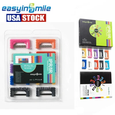 EASYINSMILE Dental Interproximal Enamel Reduction IPR Strip System Kit Orthodontic 10PCS
