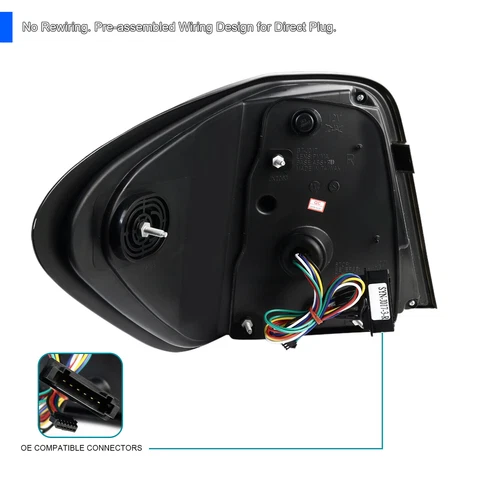 Luces traseras LED completas rojas/humo para Mercedes Benz W164 clase Ml 2006-2011 - Imagen 5 de 8