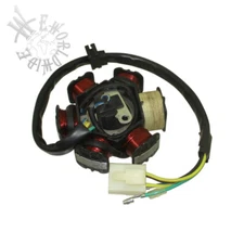 Engine Magneto Stator Coil For 50cc 110cc 125cc Electric Start Pit Dirt Bike ATV