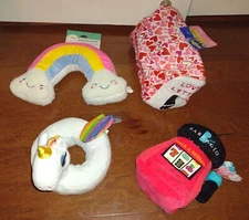NEW DOG TOYS BARK TINA UNICORN + SLOT MUTTCHINE M-L Barkbox & ZIPPY PAWS RAINBOW