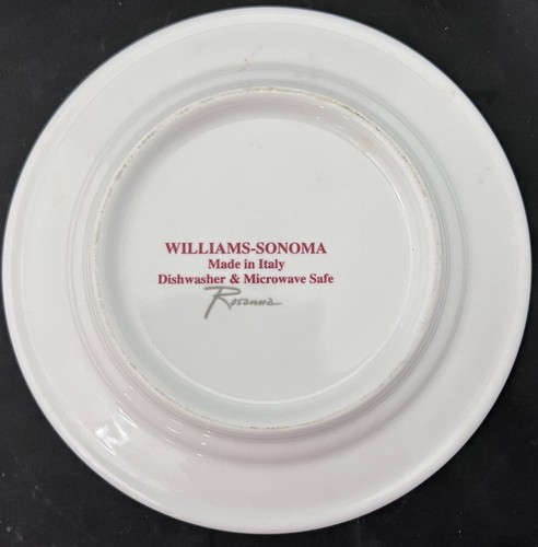 Williams-Sonoma Rosanna Appetizer Plate "Orangeade Agreable & Rafraichissante" - Picture 2 of 2