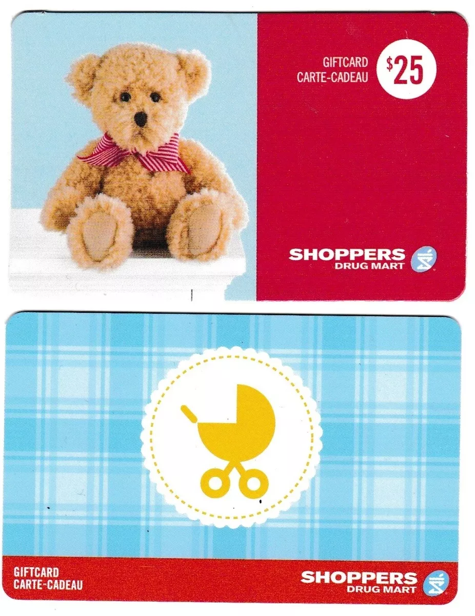 SHOPPERS DRUG MART SDM gift cards ⚕️℞ pharmacy store Collectible Canada card