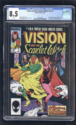 Vision and the Scarlet Witch #1 CGC 8.5 (1985) Graded Marvel Comics