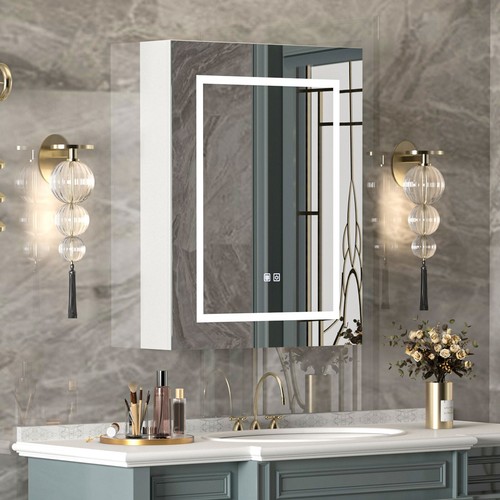 Badezimmerspiegelschrank Spiegelschrank bad mit beleuchtung, Anti-fog Badschrank - Bild 3 von 12