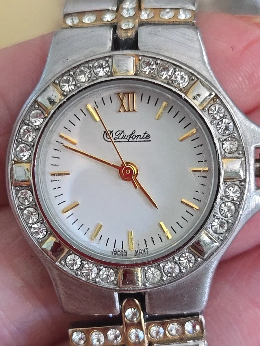Vintage Dufonte Lucien Piccard Ladies Two Tone Watch  display picture 2