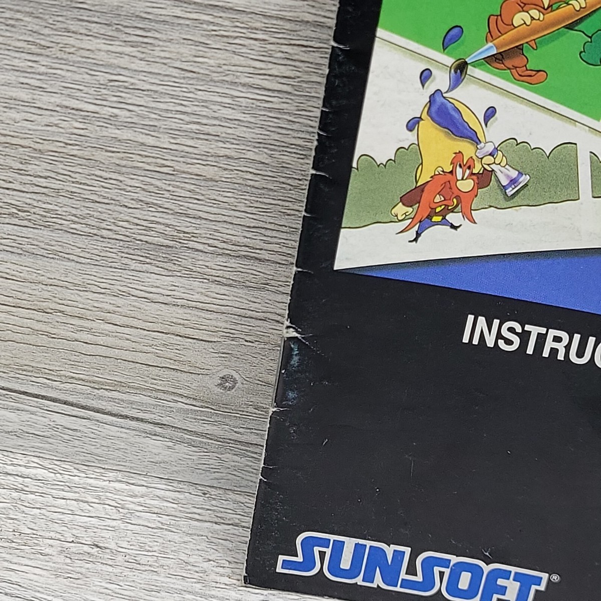 Bugs Bunny Rabbit Rampage SNES Super Nintendo Instruction Booklet