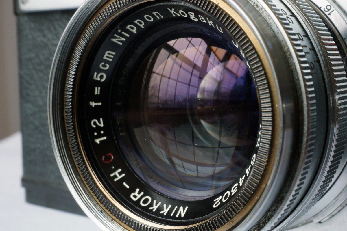 Nikon S Rangefinder Film Camera w/ Nikkor-H.C 5cm f2 Lens shutter