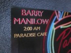 Barry Manilow 2:00 AM Paradise Cafe 1984 Promo Cover Flat Poster — photo 2