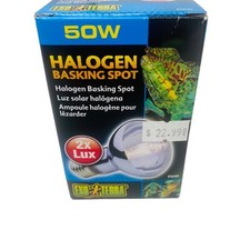 Exo Terra S Halogen Baking Spot Lamp 50w 2x Lux for Reptiles