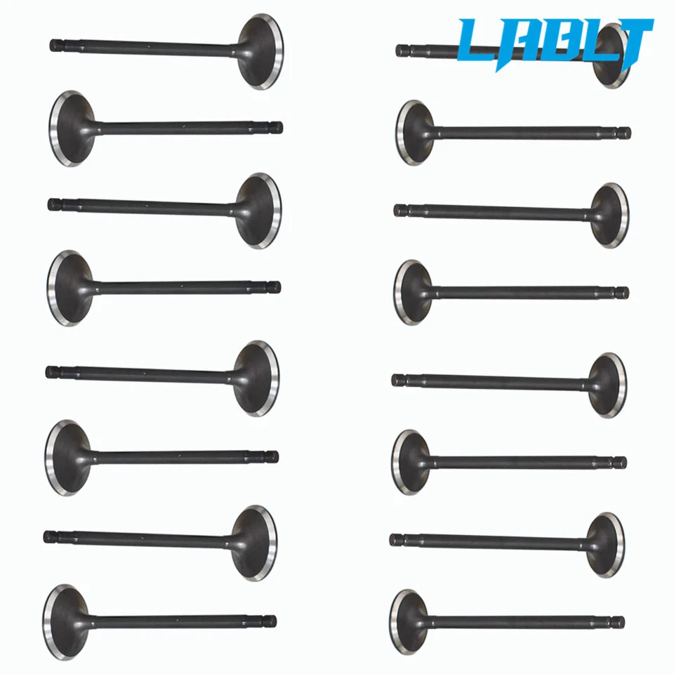 LABLT Exhaust and Intake Valves 16PCS For 2006-2013 Mazda 3 6 CX-7 2.3L - Image 2 of 4