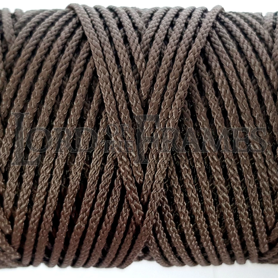 LORD OF THE FRAMES N.1 Cornice Cornice Portafoto Forte Polipropilene Marrone da Appendere 1m-20m Confezioni Max 22kg