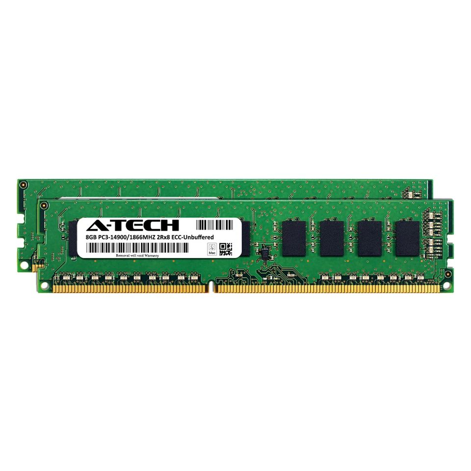 16GB KIT 2X 8GB PC3-14900 1866 MHZ A1481 ECC UNBUFFERED APPLE Mac Pro MEMORY RAM - Image 2 of 4