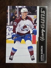 2021-22 UD Extended Series-Young Guns Justin Barron #744 (RC) Colorado Avalanche